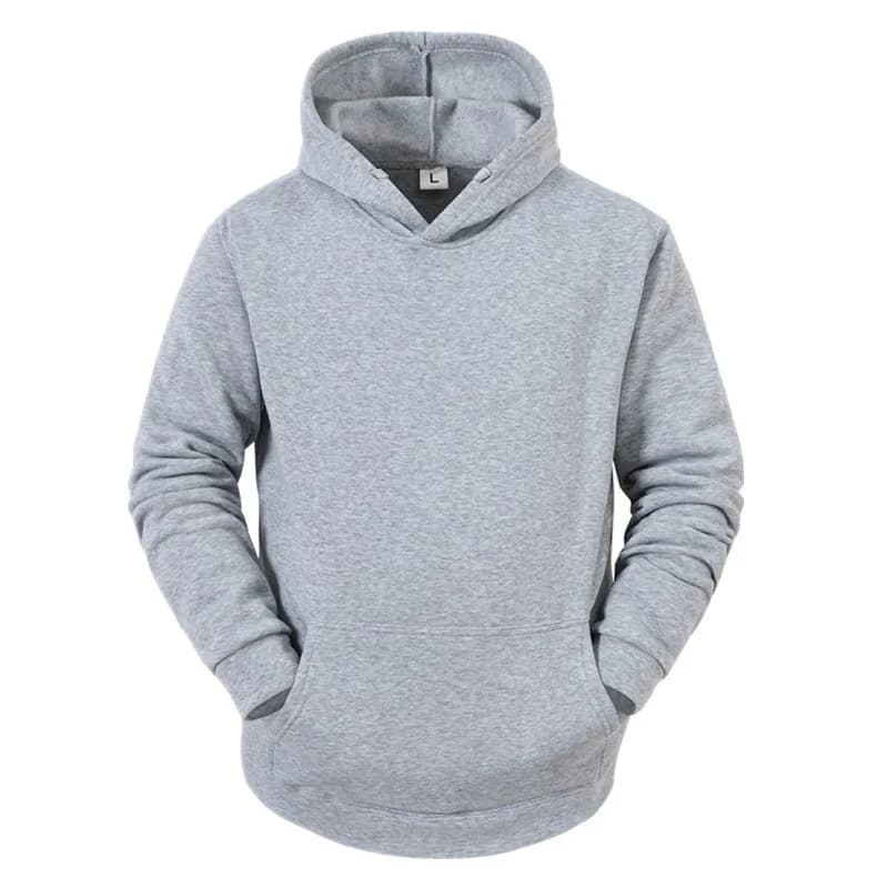 Masculino Cor Sólida Com Capuz Suéteres Masculino Camisola De Lã Quente Moda Roupas De Rua Solta Res