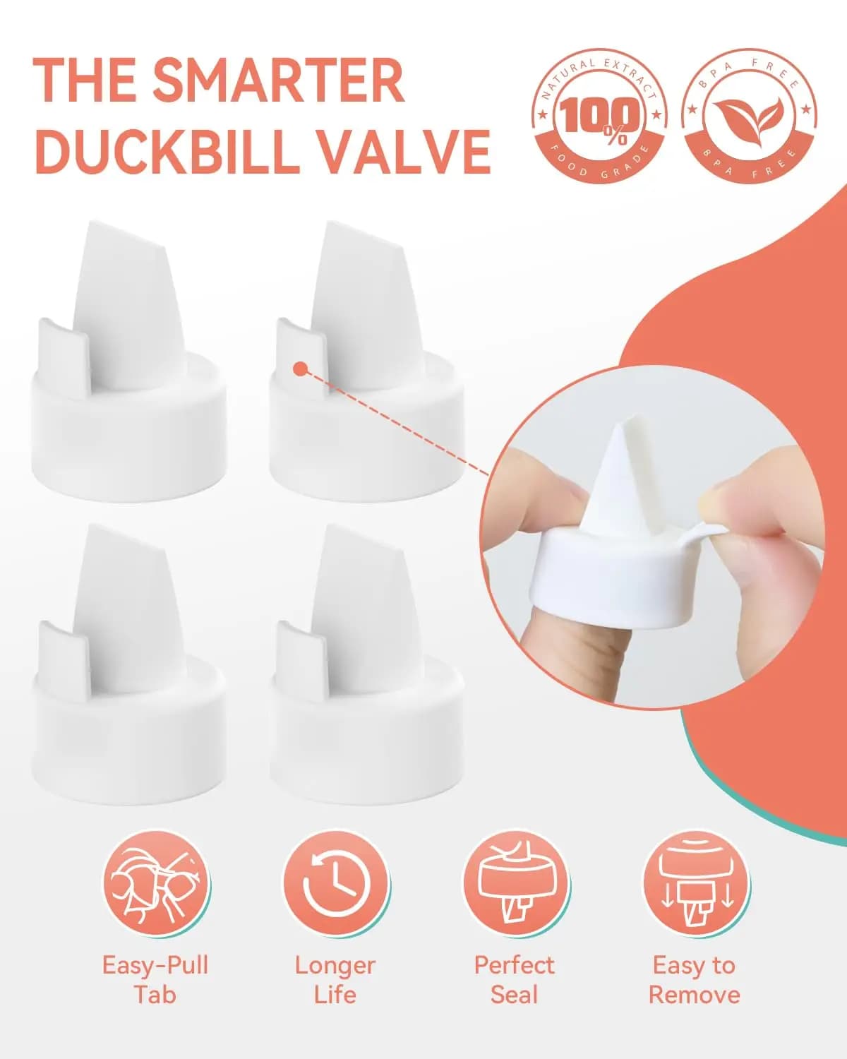 Pièces de pompe pour Spectra, kit de remplacement de 10 pièces avec valves à bec de canard, protecti