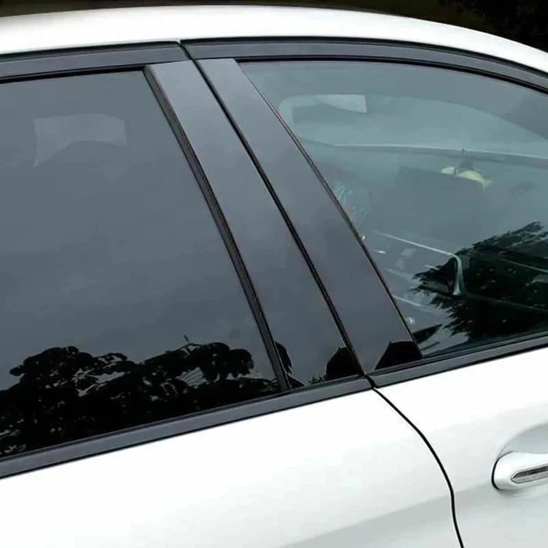 Nouveau chaud 8 pièces poteaux de pilier polis adaptés pour NISSAN Qashqai 2016-2018 revêtement d'ha
