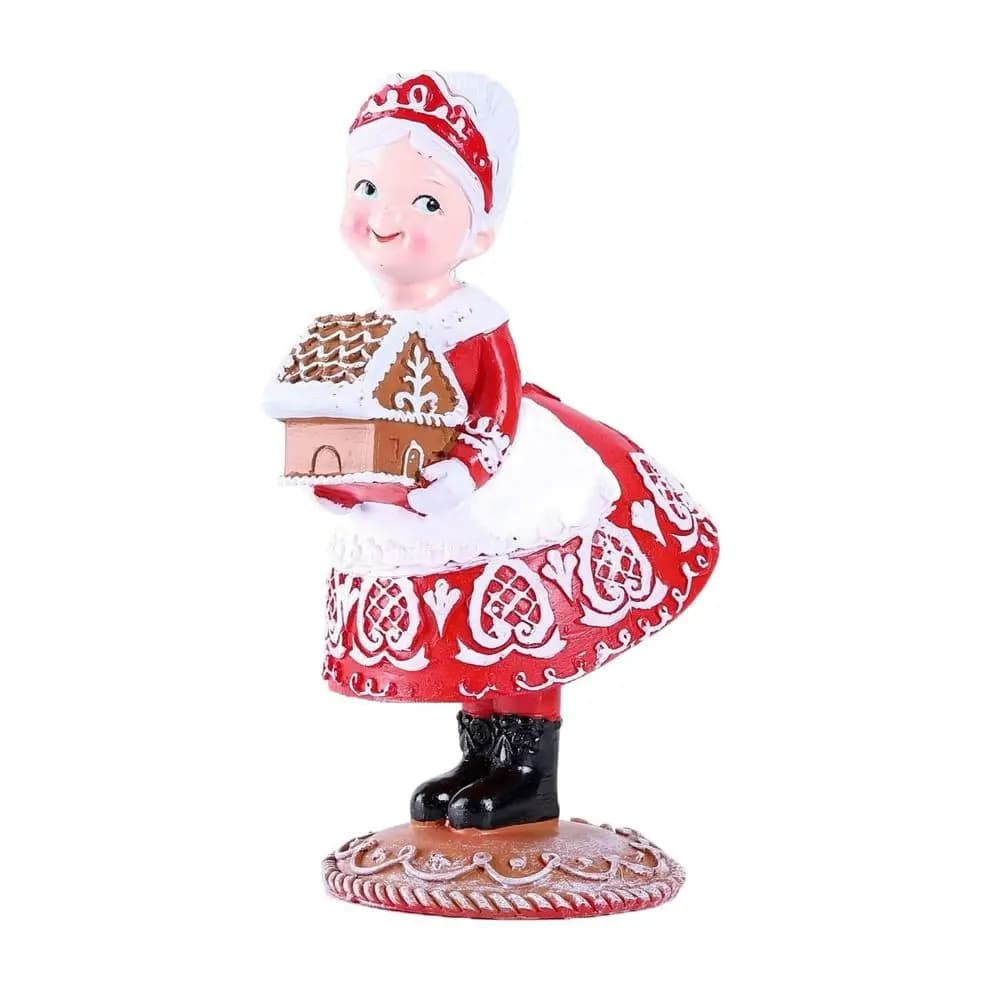 Adorables décorations de Noël du Père Noël, statues de Père Noël en résine exquises, décorations de 