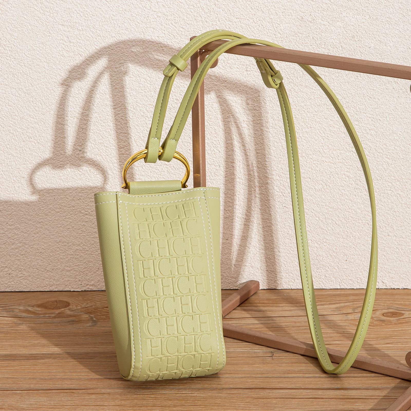 Sac à bandoulière pour téléphone portable, couleur unie, pour cartes de crédit, nouvelle collection 
