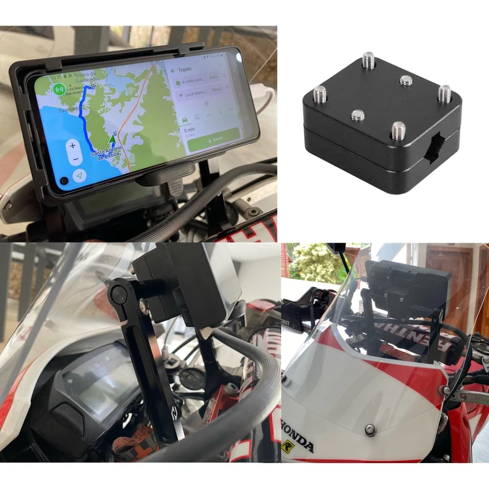 Support de Navigation GPS pour téléphone moto, support de montage 12mm 16mm pour BMW R1200GS R1250GS