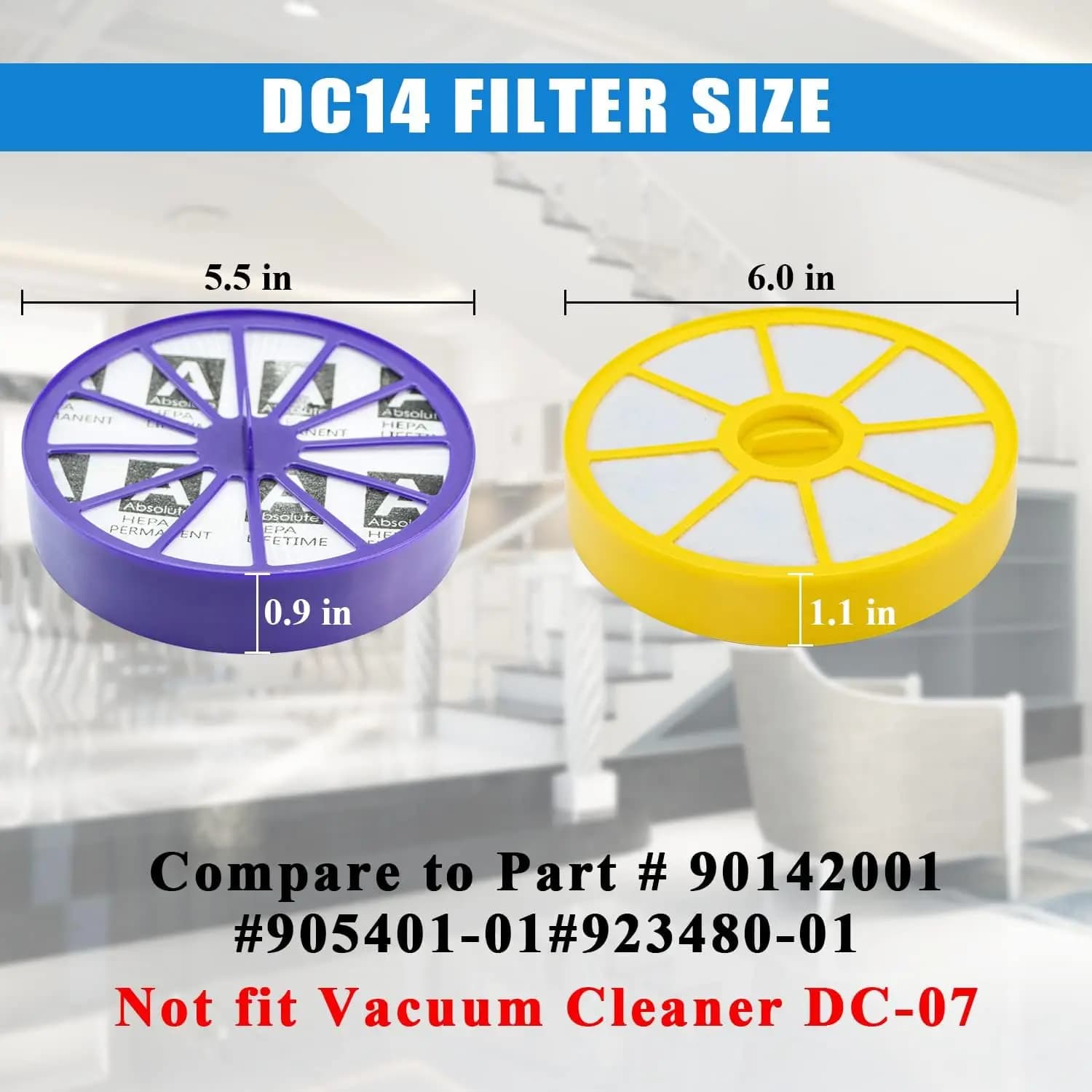 Filtre HEPA pour aspirateur Dyson DC05 DC08 DC19 DC20 DC21 DC29, filtres pré et post-moteur, accesso