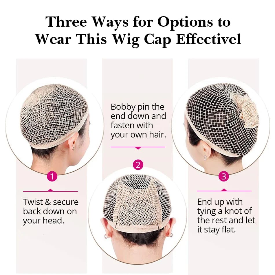 Filets à cheveux élastiques extensibles de haute qualité, tissage en maille à la mode, casquette pou