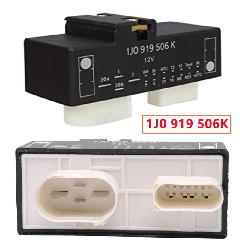 1 pièce 1J 0919506 Module de relais de commande de ventilateur de refroidissement K 1J0 919 506 K 1J