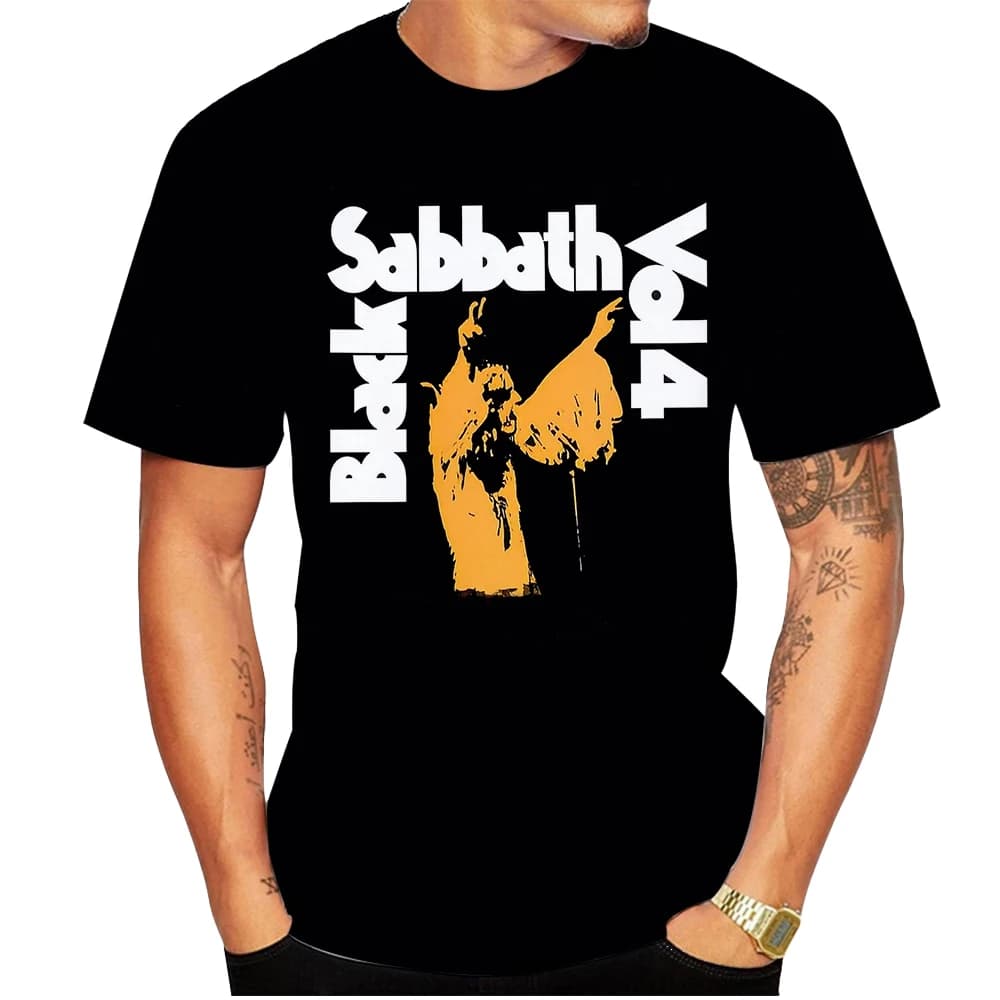 Mode d'été rue chaude hip-hop impression 3D tendance cool noir décontracté cool T-shirt