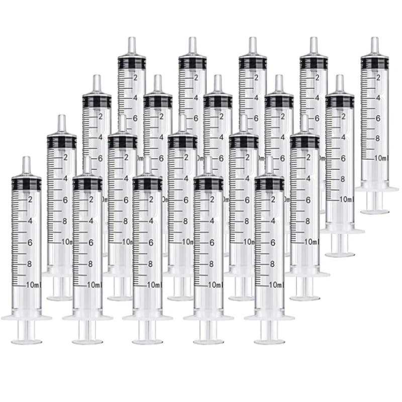 Seringue réutilisable en plastique pour mesurer les nutriments, outil de cuisine hydroponique, 1ml-1