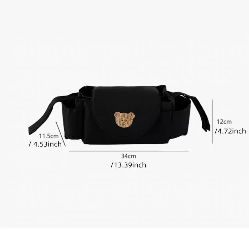 Sac de poussette pour bébé, organisateur de landau, accessoires pour bébé, porte-gobelet, chariot po