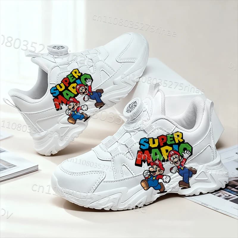 Chaussures pour enfants Mario 2026, best-seller, en cuir véritable, confortables, tendance, respiran