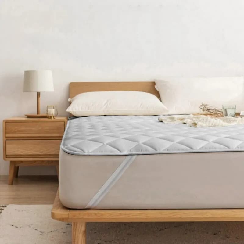 Protecteur de matelas ultrasonique Housse de protection lavable de lit de matelas avec la bande élas