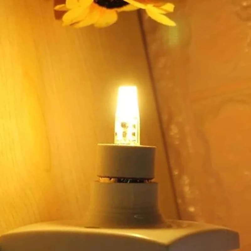 5W Mini GY6.35 LED ampoules en cristal de Silicone AC/DC 12V 1508 sans scintillement blanc chaud fro