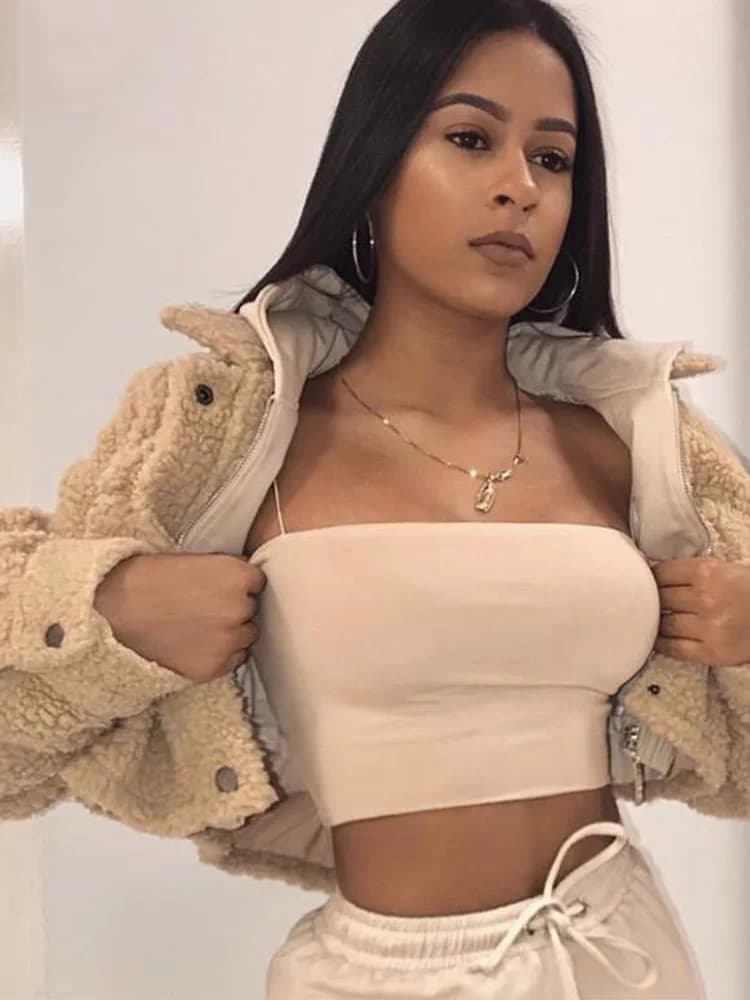 Nouveau débardeur court sexy en coton élastique pour femme, collection été 2026