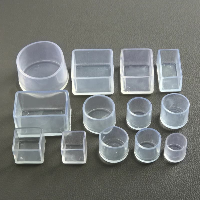 Polymères de table en caoutchouc pour meubles, capuchon de protection anti-rayures en silicone, pied