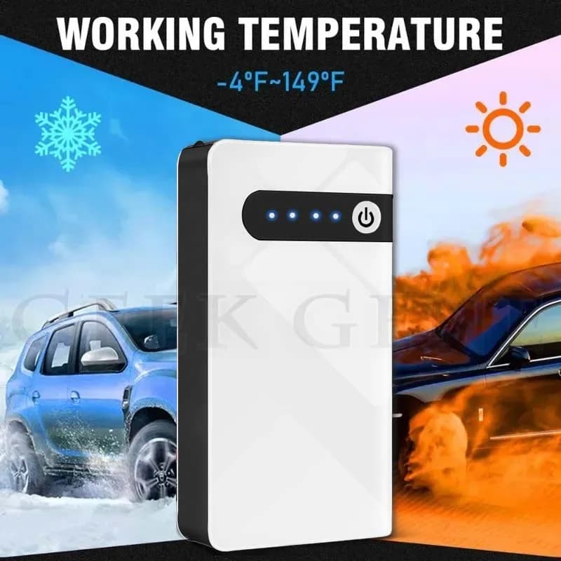 GKFLY nouveau chargeur de batterie de voiture 2000A démarreur de saut chargeur de batterie de voitur