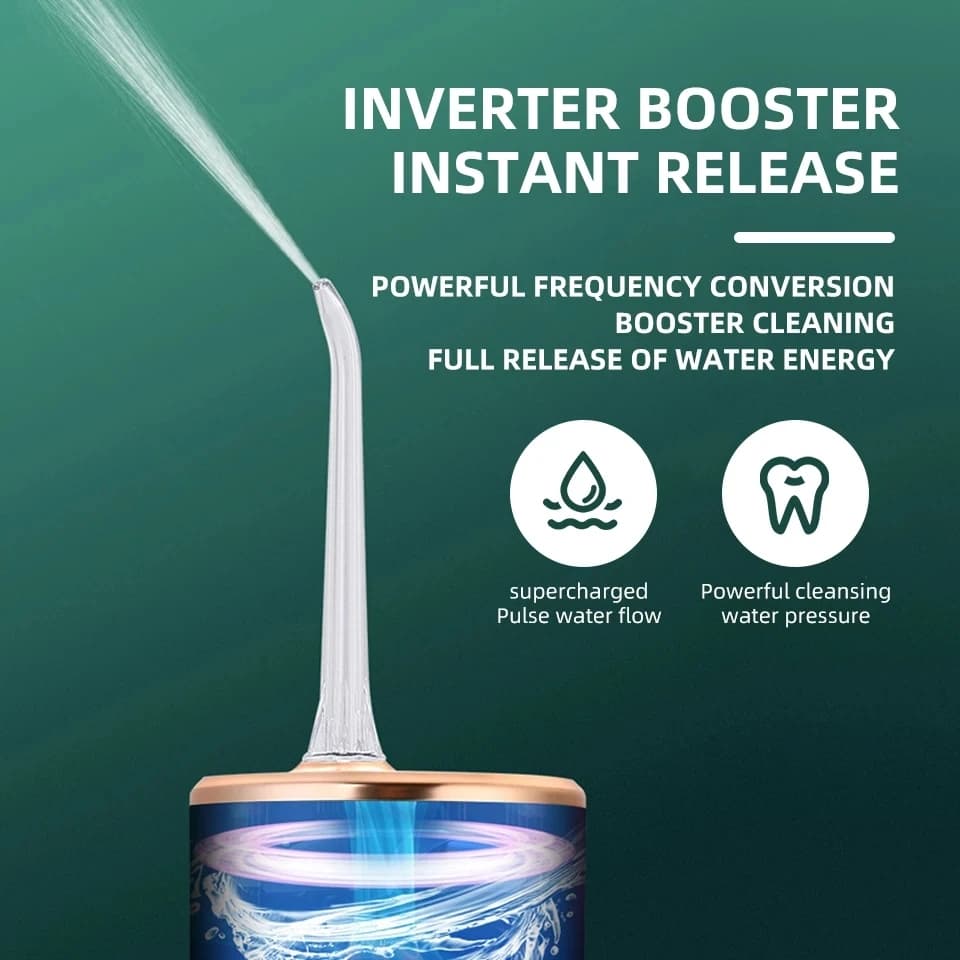 Xiaomi nettoyeur de dents électrique irrigateur Oral Rechargeable Jet d'eau nettoyeur de dents blanc