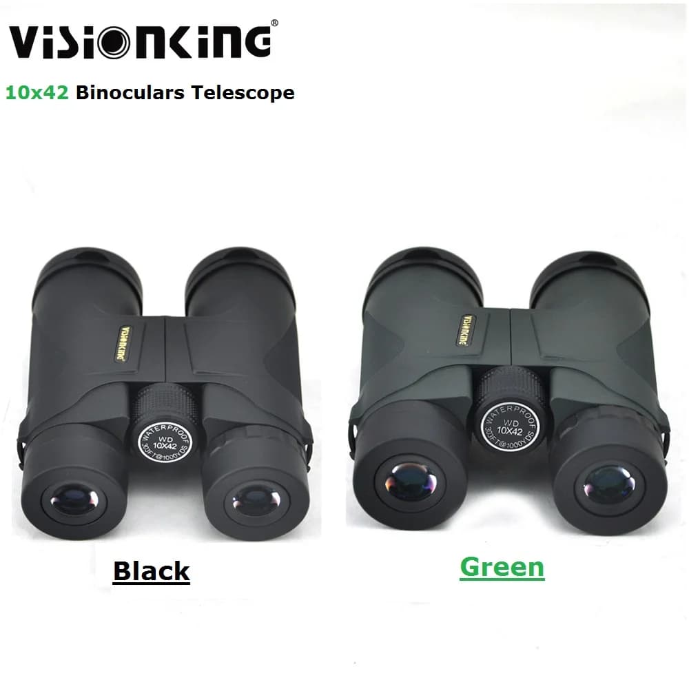 Visionking longue portée 10x42 chasse Camping jumelles BAK-4 FMC étanche puissant télescope Prismati