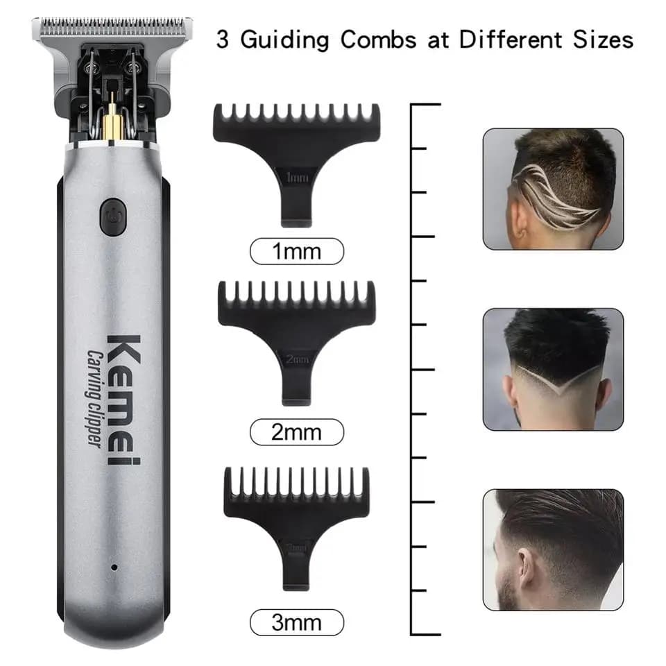 Kemei – tondeuse à cheveux puissante pour hommes, originale, sans fil, professionnelle, pour barbe, 
