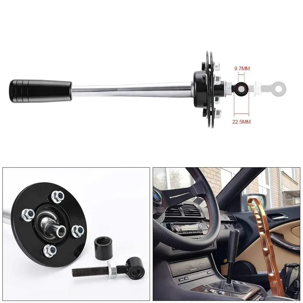 Pommeau de levier de vitesse court réglable, 265mm, pour BMW 85-10 E30 E36 E46 E34 E39 Z3 SK-1001