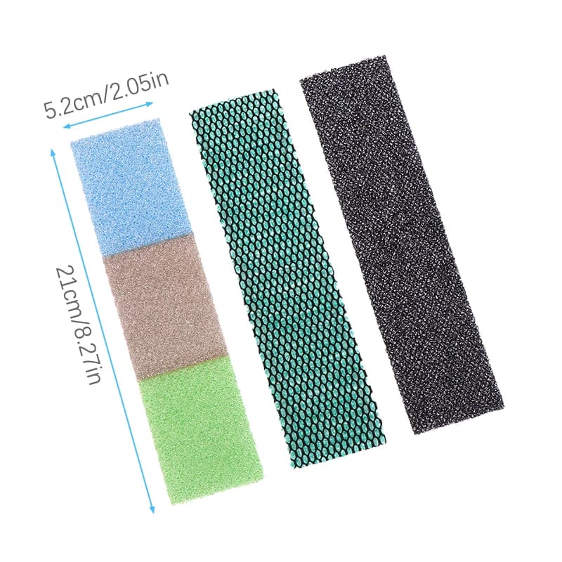Feuille de coton de stérilisation de filtre de climatiseur, anti-favorable pour GREE Midea, 2 pièces