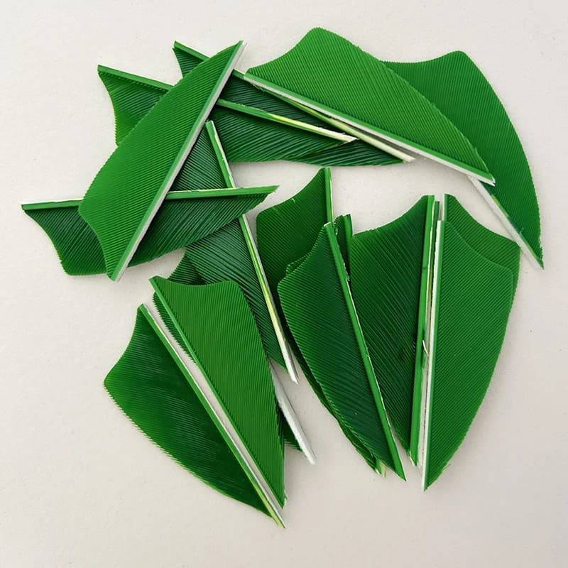 50 pièces de plumes de dinde IBOUNFOX de 2 pouces pour l'ajustement des flèches de tir à l'arc, aile