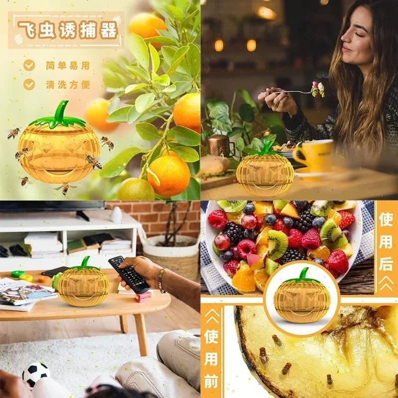 Attrape-insectes avec piège à mouches aux fruits suspendu anti-moustiques