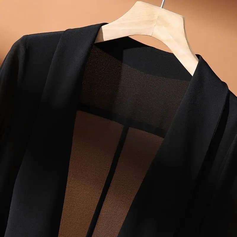 Veste kimono en mousseline de soie fine pour femmes, capes de protection solaire, châle adt, cardiga