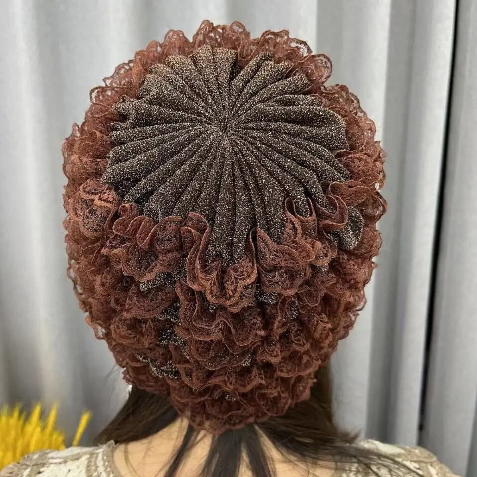 Bonnet à tête ronde paon en dentelle pour femme, bonnet turban musulman respirant, casquette femme, 