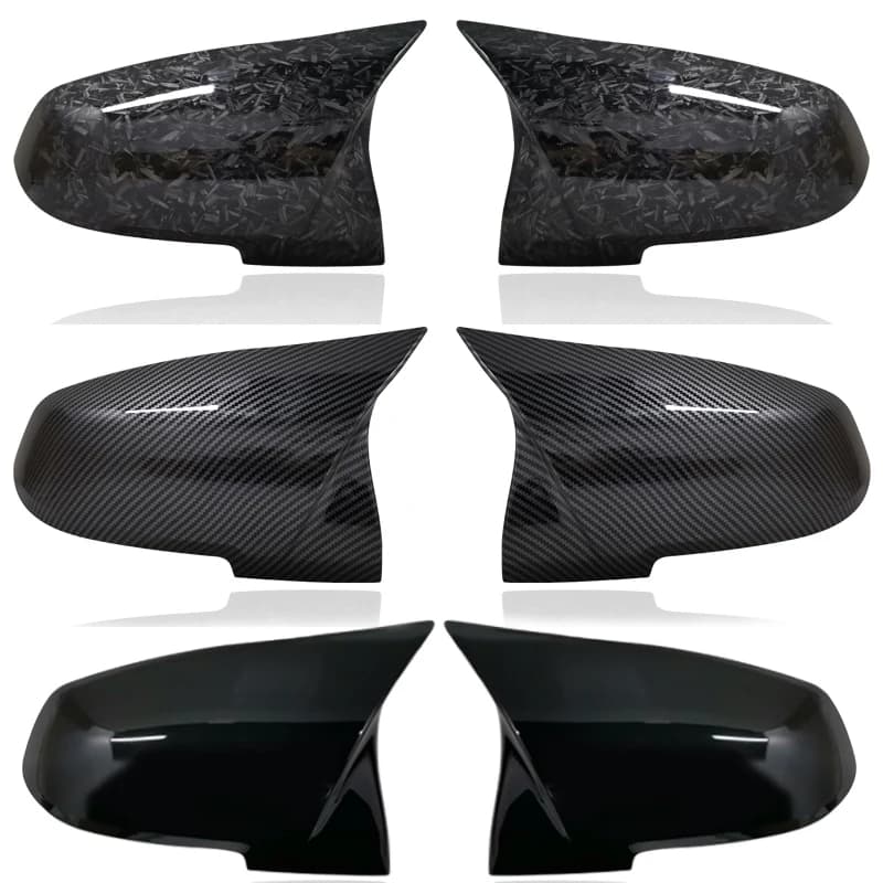 Capuchon de rétroviseur noir carbone, BMW Série 1, 2, 3, 4, X, M, 220i, 328i, 420i, F20, F21, F22, F