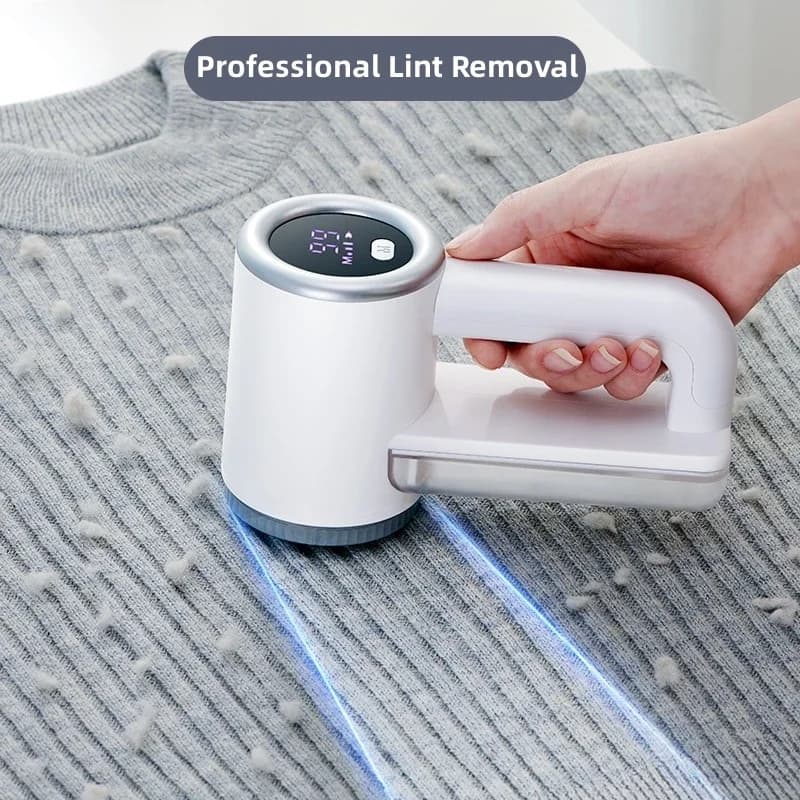 Rasoir pour vêtements en tissu Rechargeable, dissolvant de peluches, 3 vitesses, 2000mAh, affichage 