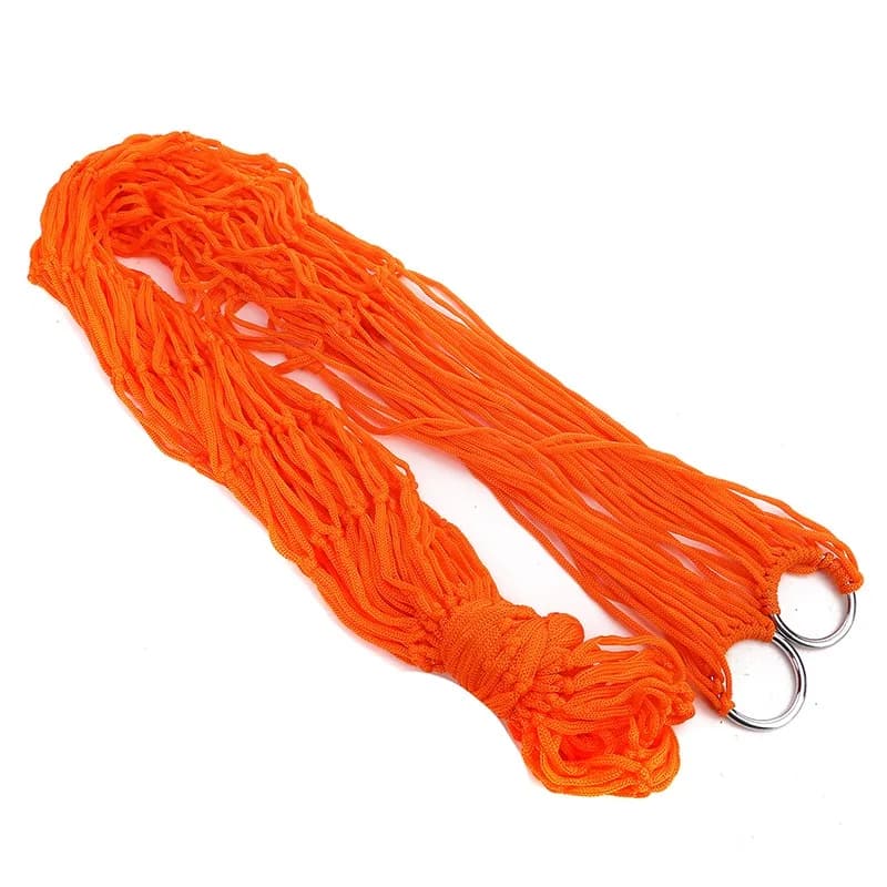 Hamac multifonctionnel en nylon, ULen maille, pour dormir à l'extérieur, camping, parfait pour la re