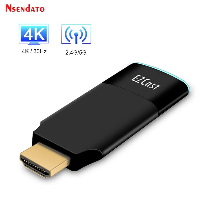Ezcast 2 5G Wifi HDMI Dongle d'affichage sans fil Miracast Airplay Mirroring HDMI TV Stick Récepteur