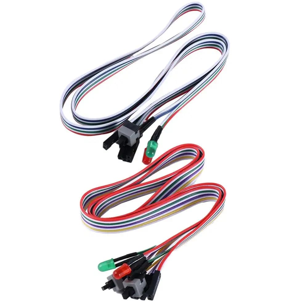 Joli d'alimentation avec lumière LED, bouton poussoir, interrupteur de Cristal de l'alimentation du 