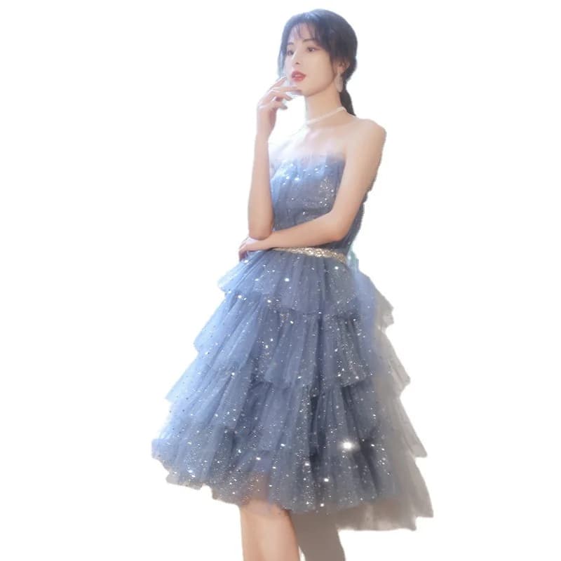 Robe de soirée princesse pour femmes, nouveau tempérament, fête d'anniversaire, Banquet, Super féeri