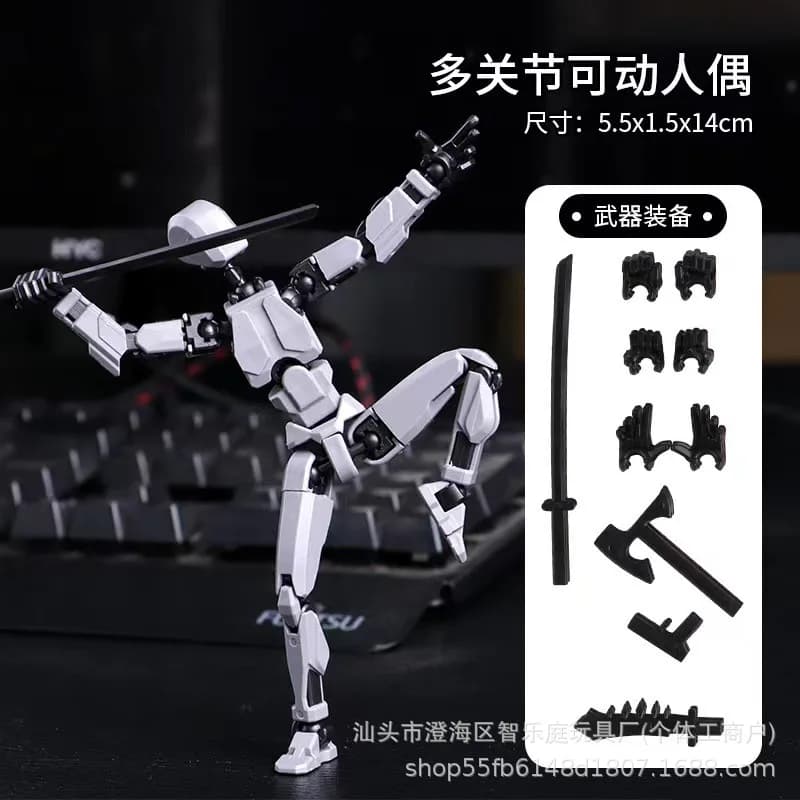 (Assemblage complet) 13 figurine Titan multi-articulé mobile Shapeshift Robot T13 Action chanceux ro