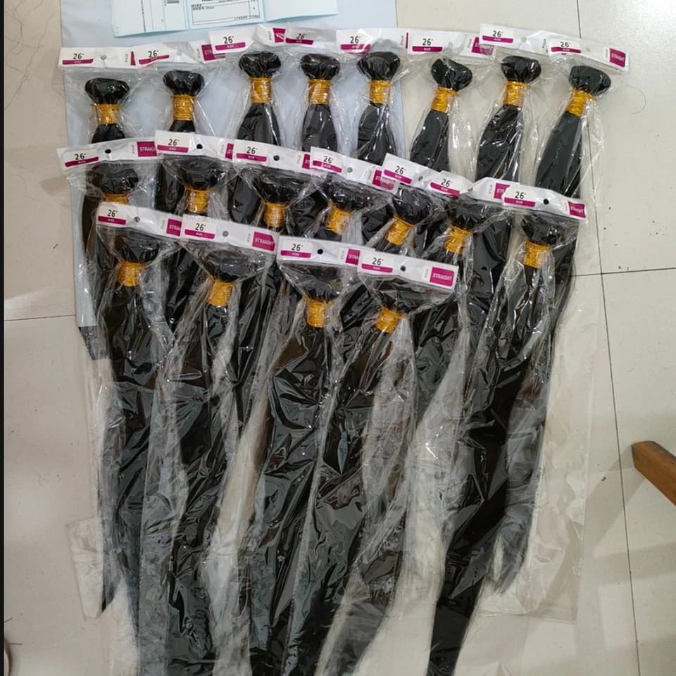 BINF Hair Wholesale – Offre Spéciale : Lots de Cheveux Humains Brésiliens 100% Naturels, Raides comm
