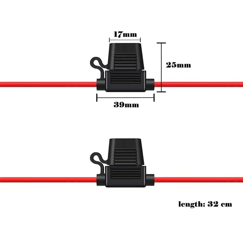 5 pièces 14AWG voiture Mini boîte à fusibles Type de lame en ligne porte-fusible étanche pour 2V 30A