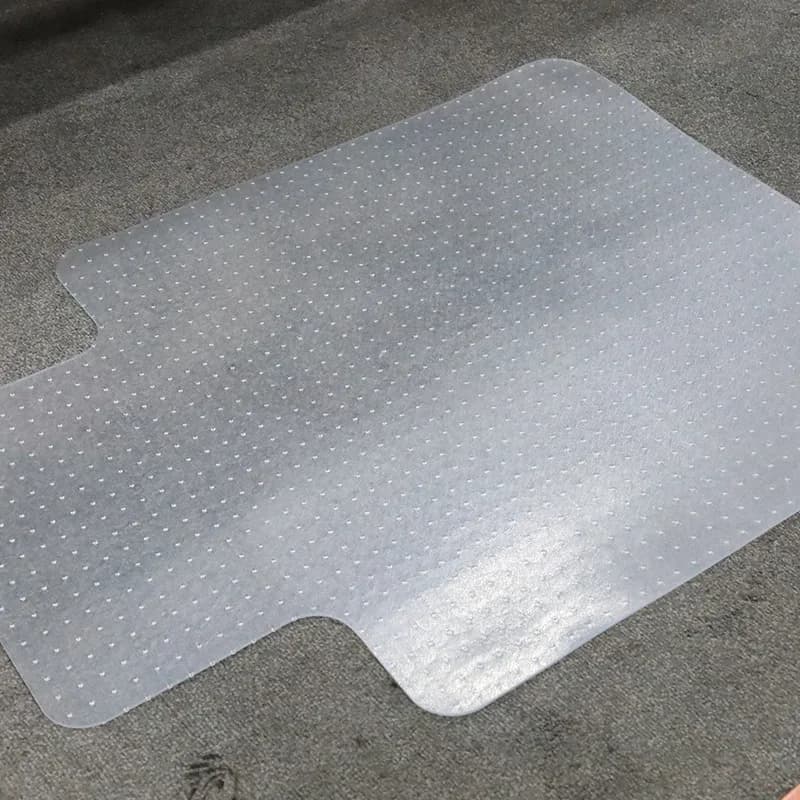 Coussin transparent pour fauteuil roulant, résistant aux rayures, avec base convexe antidérapante, t