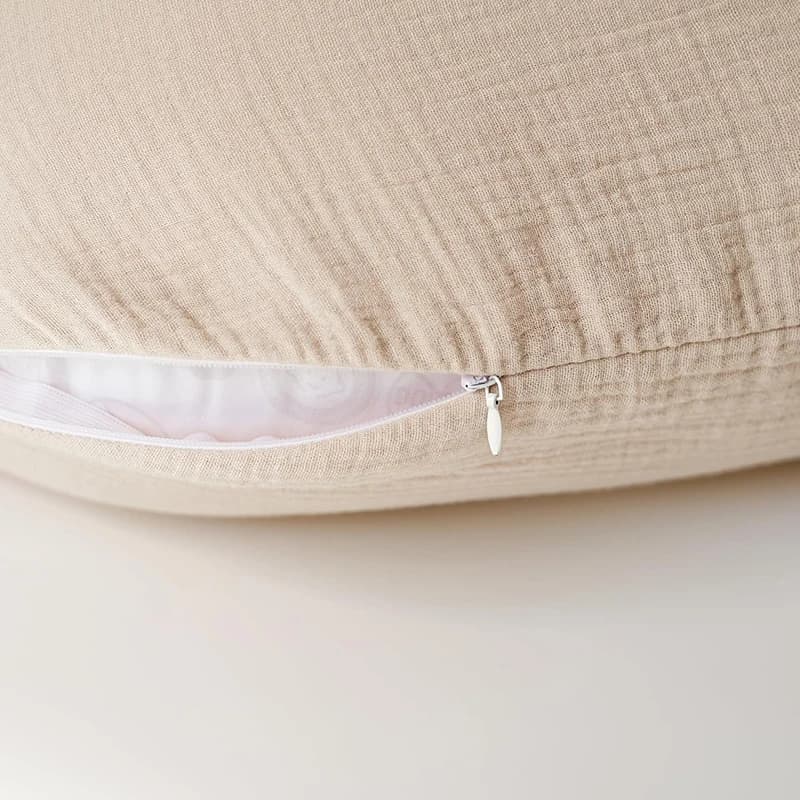 2 pièces/ensemble housse de coussin d'allaitement pour oreillers d'allaitement Ultra-doux mousseline