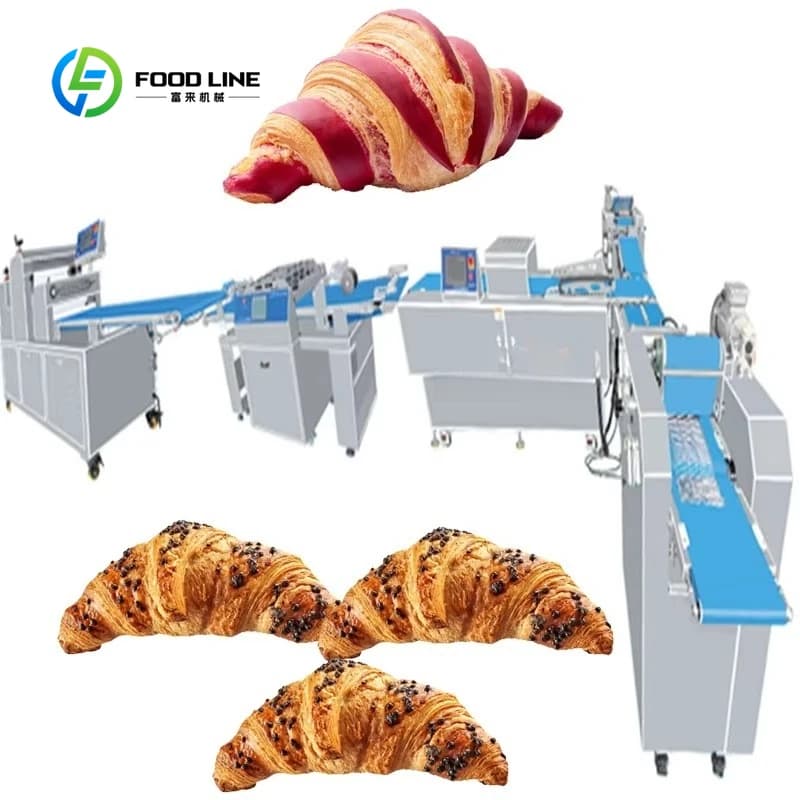 Ligne de production industrielle de pain à hamburger automatique sur mesure haute capacité pour boul