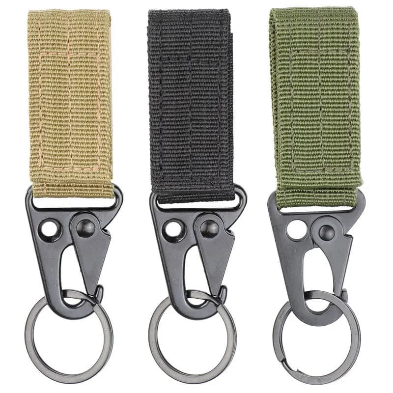 Tactique Multicam aigle bec boucle voyage sac à dos rapide porte-clés porte-clés mousqueton clés ann