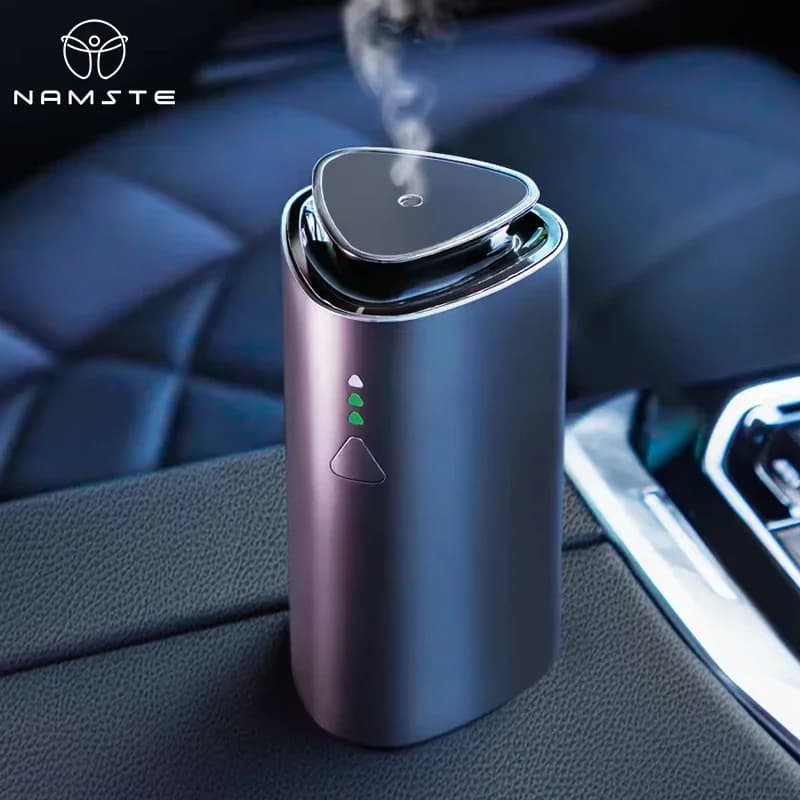 NAMSTE diffuseur de voiture humidificateur purificateur d'air automatique Aromo désodorisant USB cha