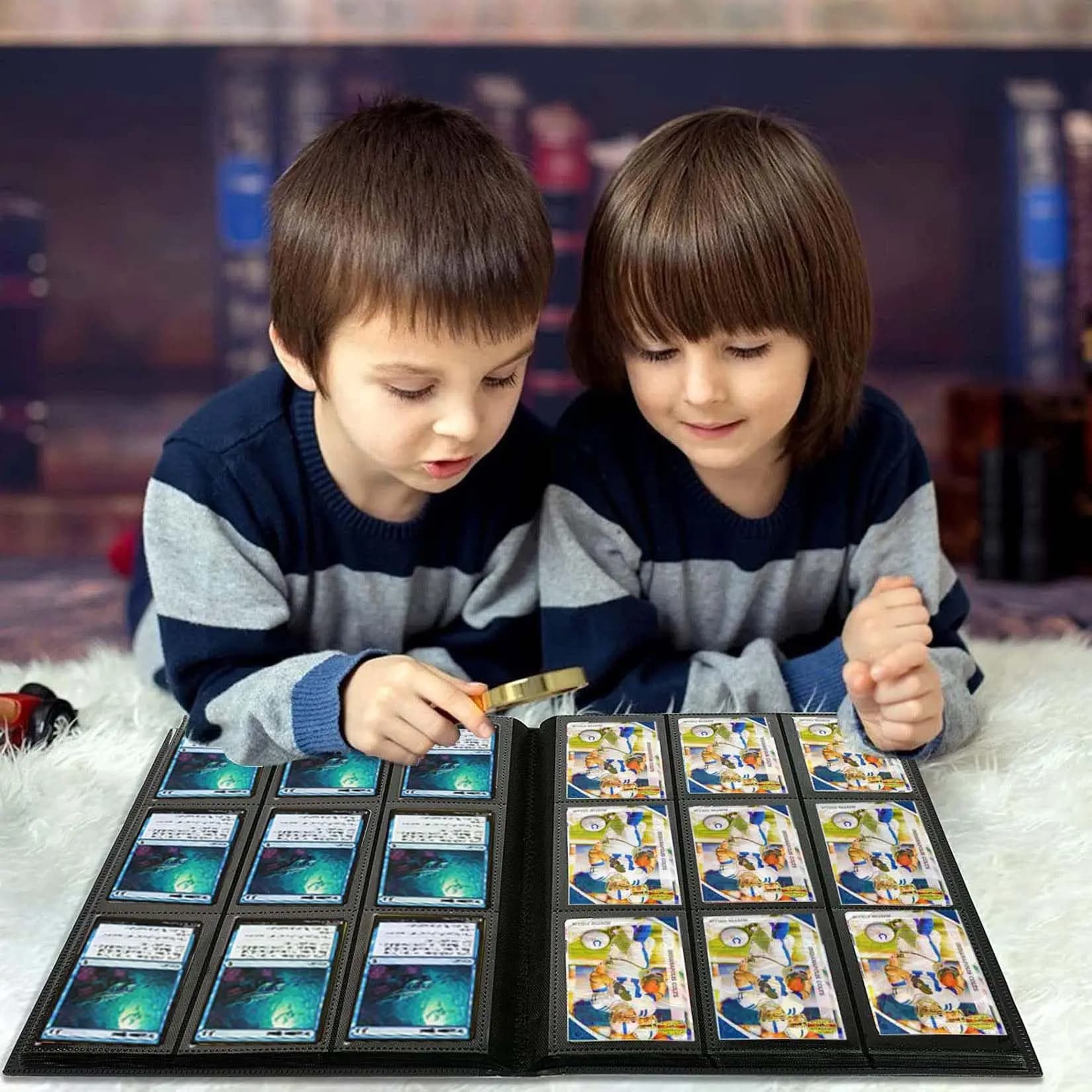 Classeurs et albums de rangement pour cartes de jeu (160/360 cartes) – Idéal pour cartes Pokémon, Yu