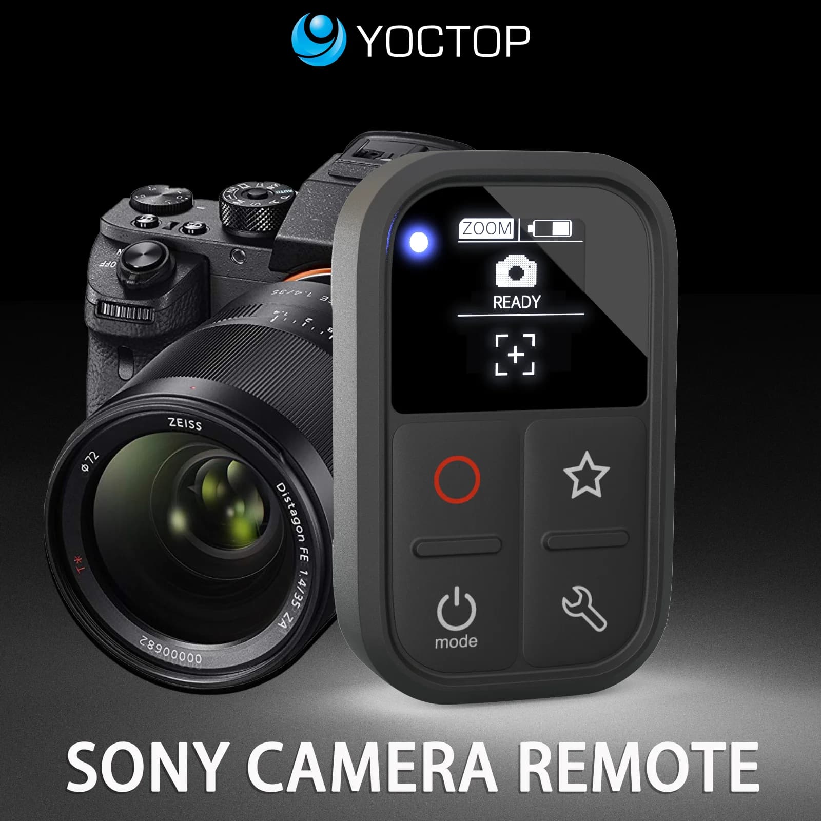 Télécommande Bluetooth pour appareil photo Sony, compatible avec A7M3, A7M5, A7M4, A6700, ZV-10, A7C