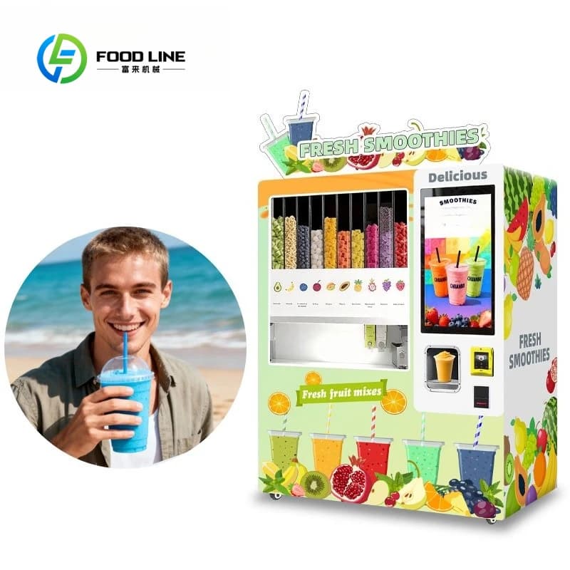Distributeur automatique de smoothies personnalisé, entièrement automatique, intelligent, convivial 