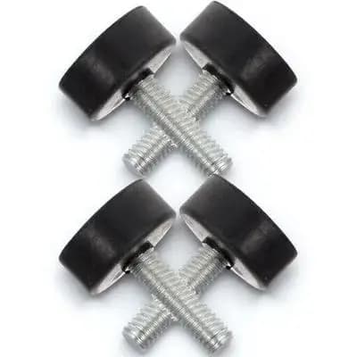Niveleurs de meubles pieds en caoutchouc réglables, vis M8 de 25mm, robustes, antidérapants, Absorpt