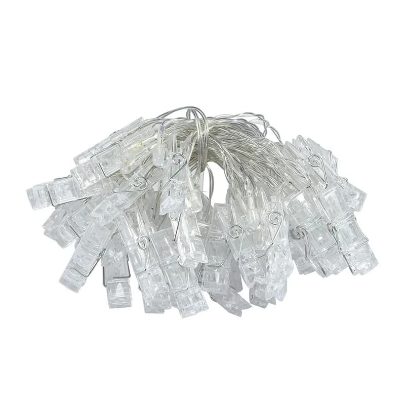 3m 20 LED Photo Clip fée chaîne lumières porte-carte guirlande lampe pour noël fête de mariage fée l