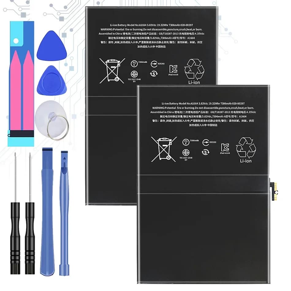 Batterie de remplacement 7306mAh pour Apple IPad Pro 9.7 Pro97 A1673 A1674 A1675 + outils gratuits