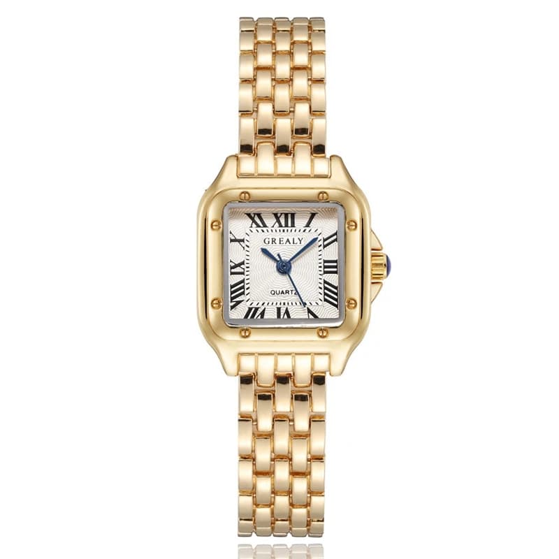 Montres de luxe en strass pour femmes, montre-bracelet à Quartz carrée, Simple, horloge pour dames