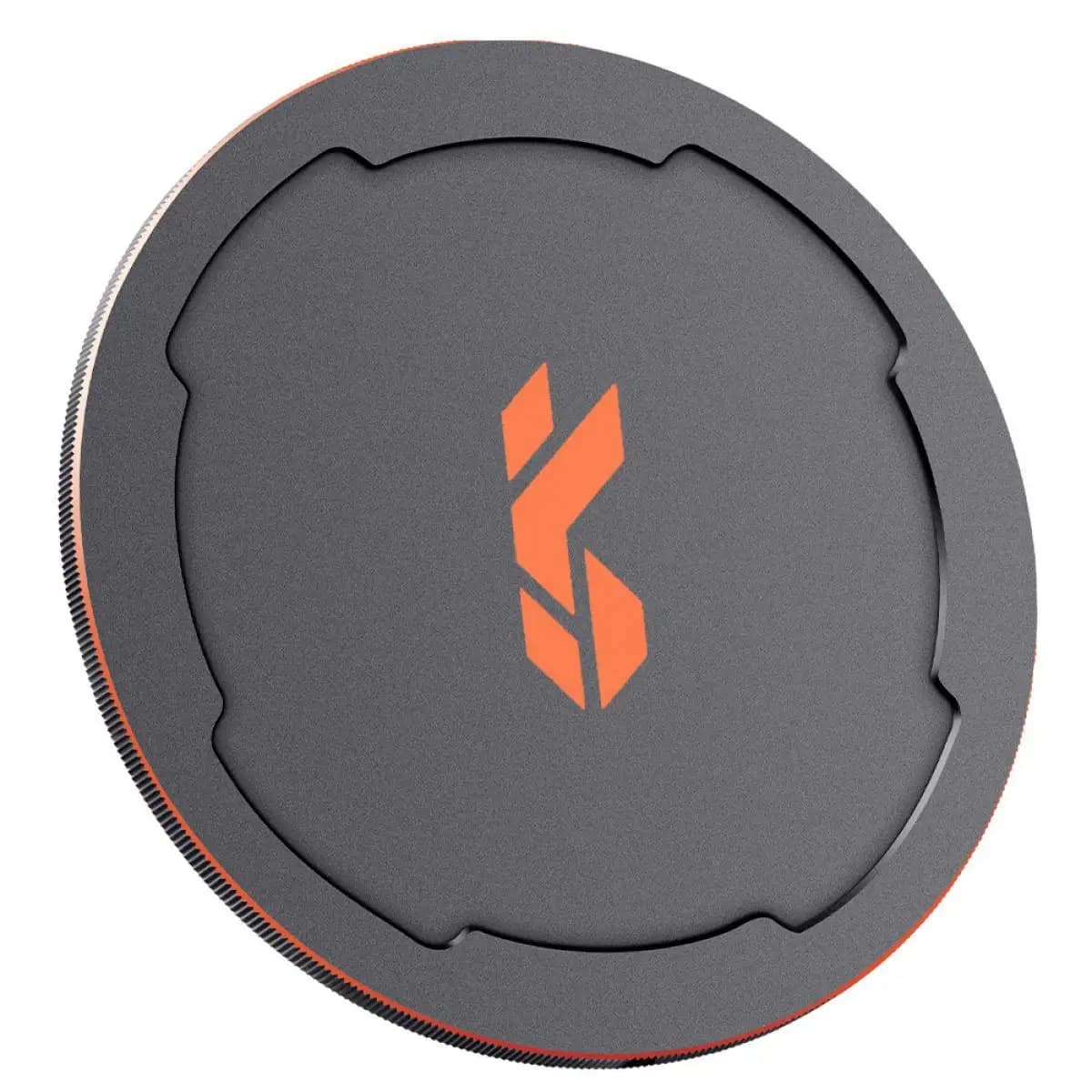 K&F CONCEPT 49/52/55/58/62/67/72/77/82mm Capuchons d'objectif magnétiques en métal 2-en-1 (fonctionn