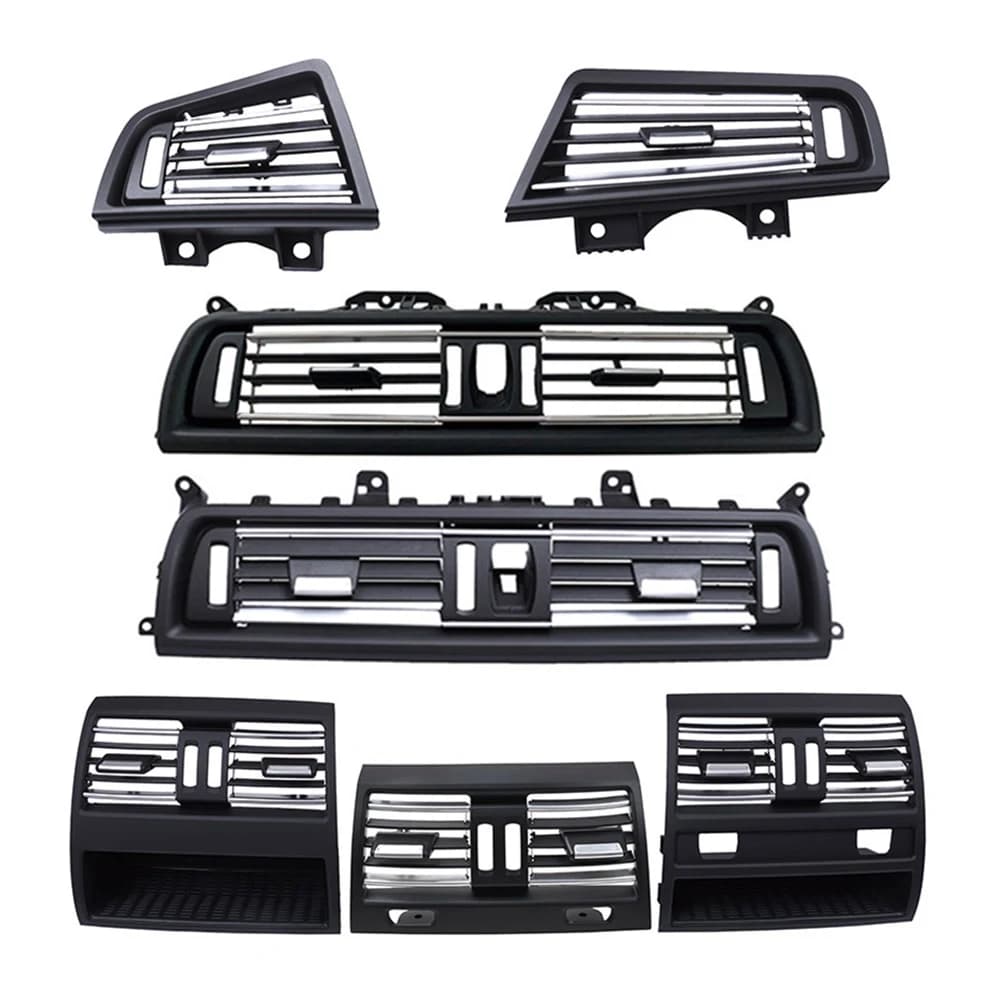 LHD RHD avant gauche droite arrière climatiseur chromé Grille de ventilation couverture pour BMW sér
